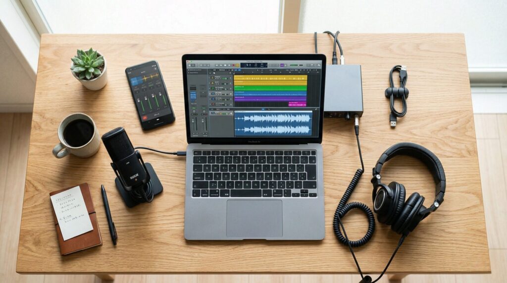 顔出しなしで始められるホームレコーディング環境