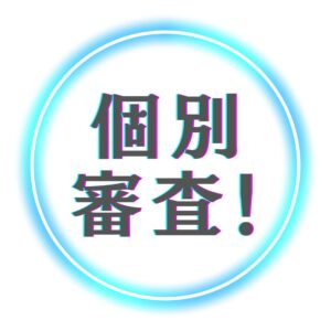 個別審査!