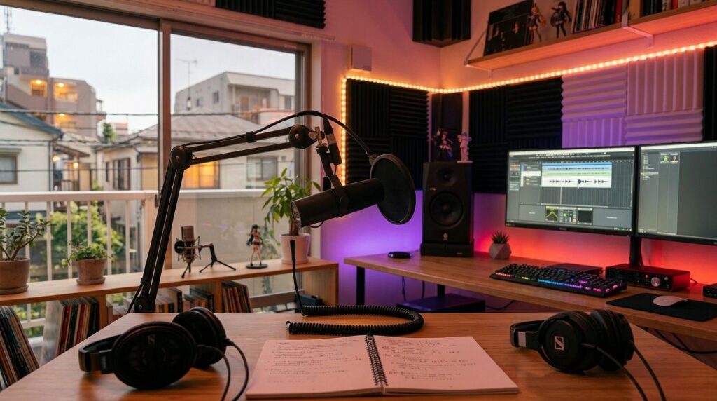 歌い手の自宅レコーディング環境
